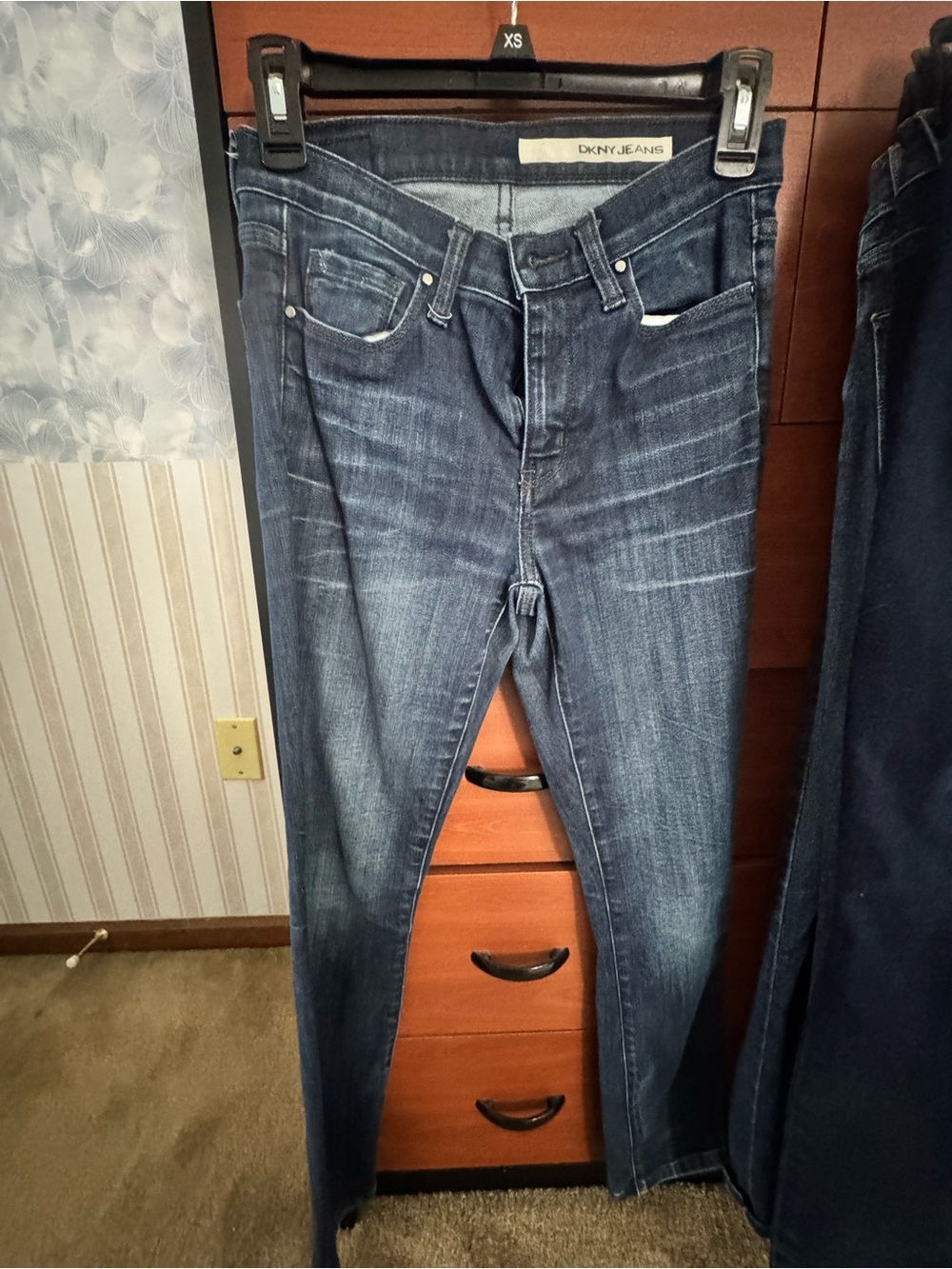 DKNY Jeans Dark Indigo Slim Denim - Navy